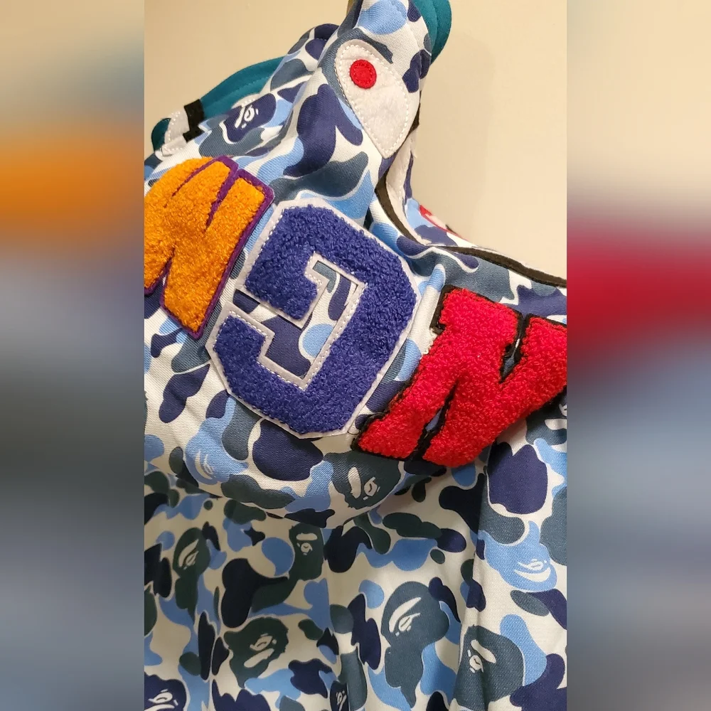 BAPE hoodie blue - Picture 3 of 9